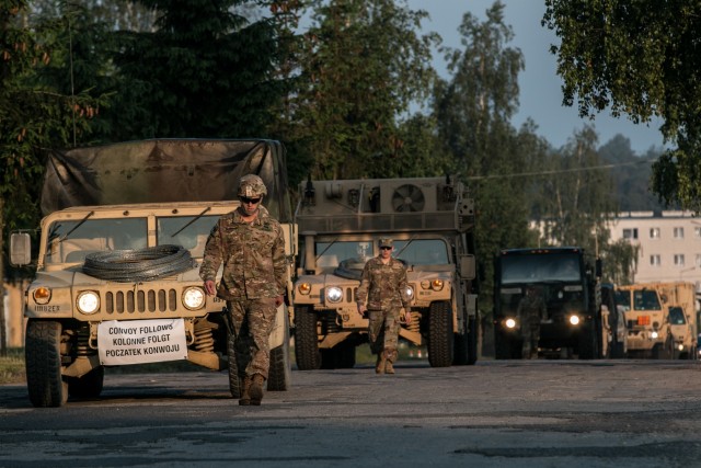 1st ID Conducts Convoy, Establishes TAC at BPTA