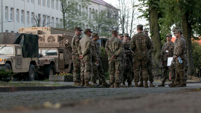 1st ID Conducts Convoy, Establishes TAC at BPTA
