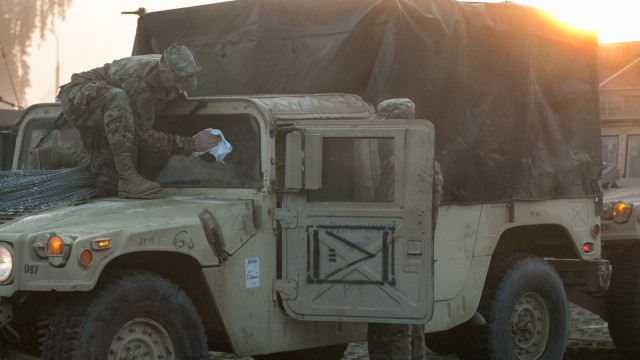 1st ID Conducts Convoy, Establishes TAC at BPTA
