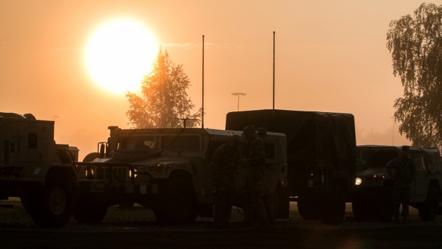 1st ID Conducts Convoy, Establishes TAC at BPTA