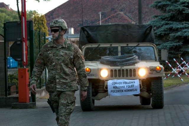 1st ID Conducts Convoy, Establishes TAC at BPTA