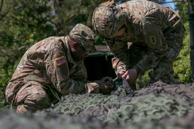 1st ID Conducts Convoy, Establishes TAC at BPTA