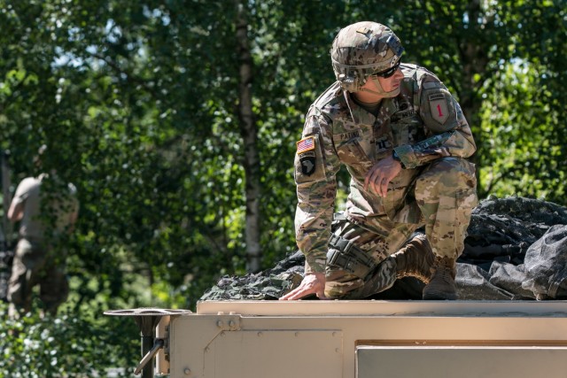 1st ID Conducts Convoy, Establishes TAC at BPTA