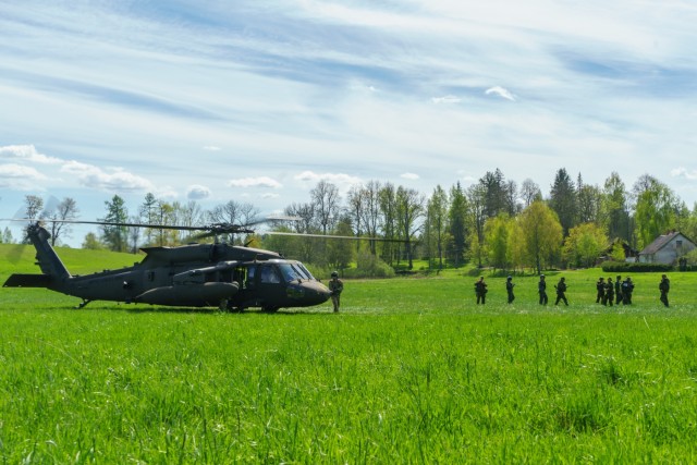 Air Cav, Estonian Defence Force prepare for Operation Hedgehog