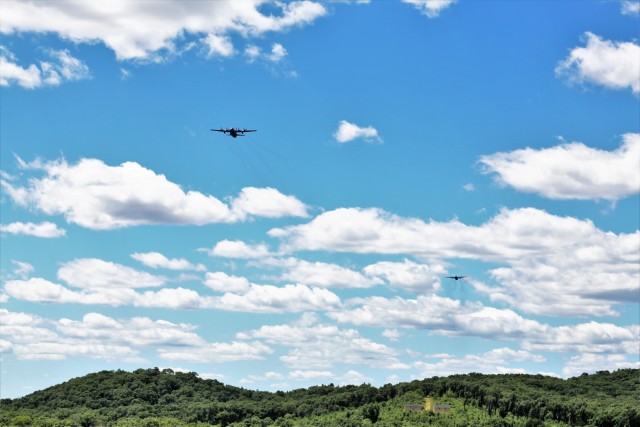 C-130s, crews complete CDS airdrop at Fort McCoy for Patriot North 2018
