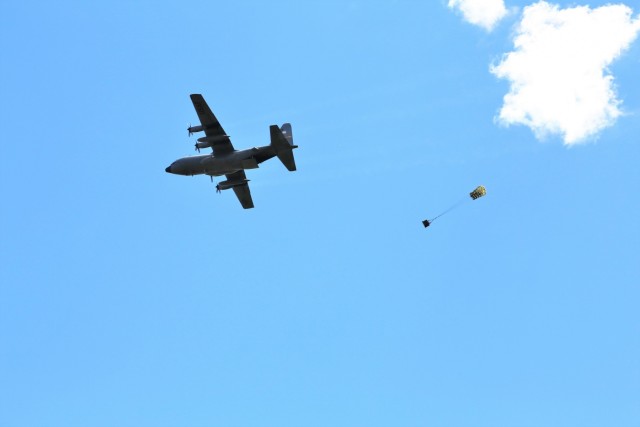 C-130s, crews complete CDS airdrop at Fort McCoy for Patriot North 2018