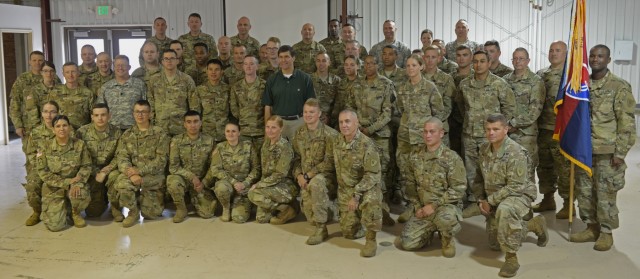Secretary of the Army pays visit to 38th ID Guard members