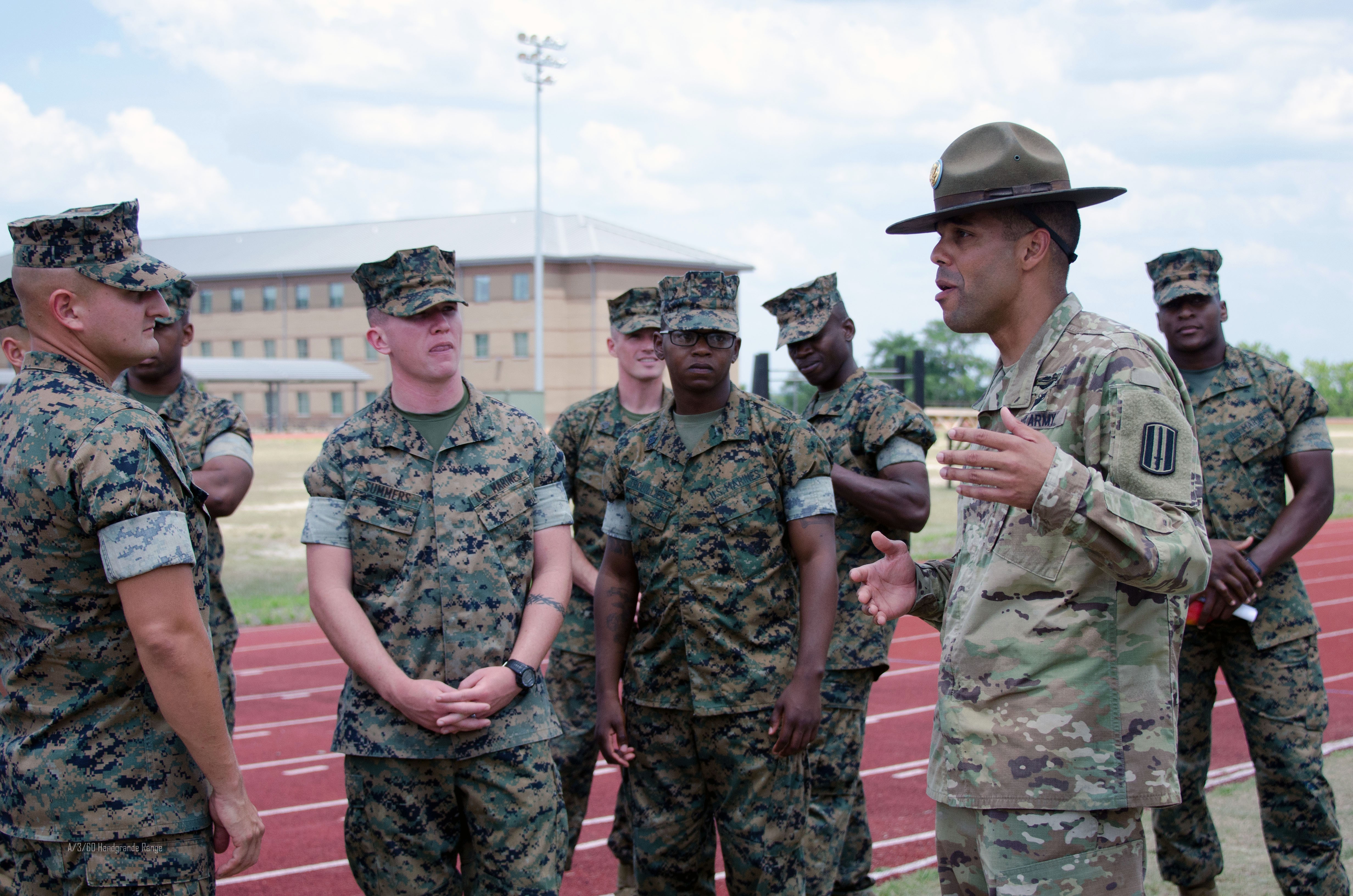 marines in training