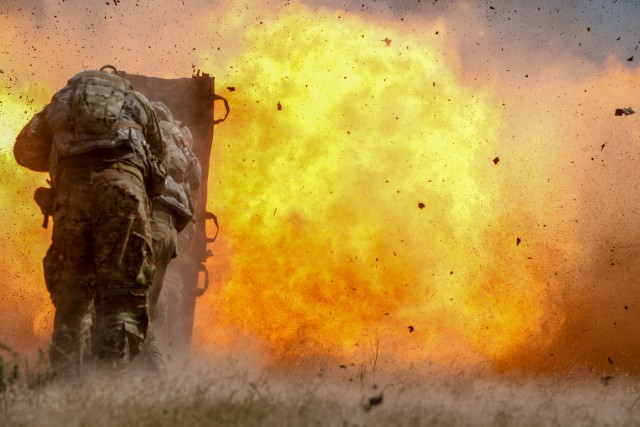8BEB "Roughriders" conduct breaching operations at Curry Demo