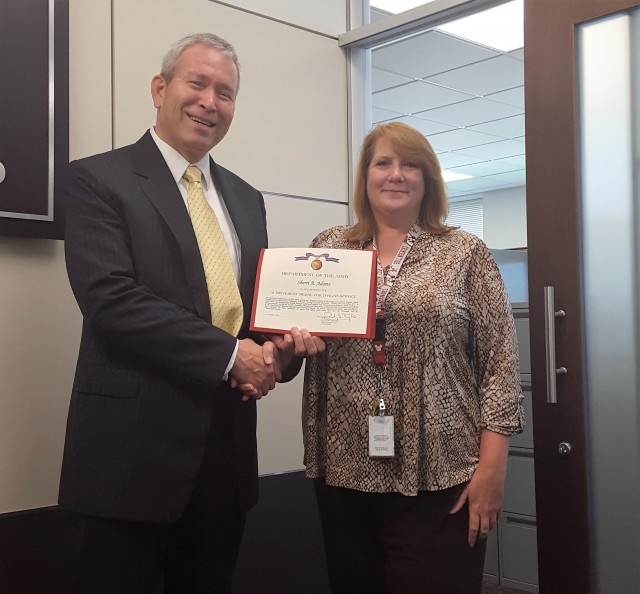USASAC employee lauded for service