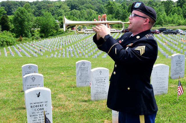 Bugle calls sound rich history at Fort Knox