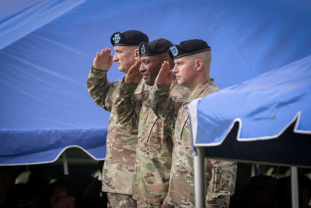 94th AAMDC Change of Command Ceremony