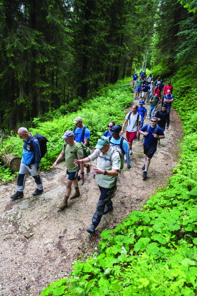 NCOs traverse mountaintop in footsteps of WWI Soldiers