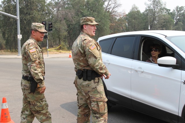 The quick responding 270th Military Police of Cal Guard