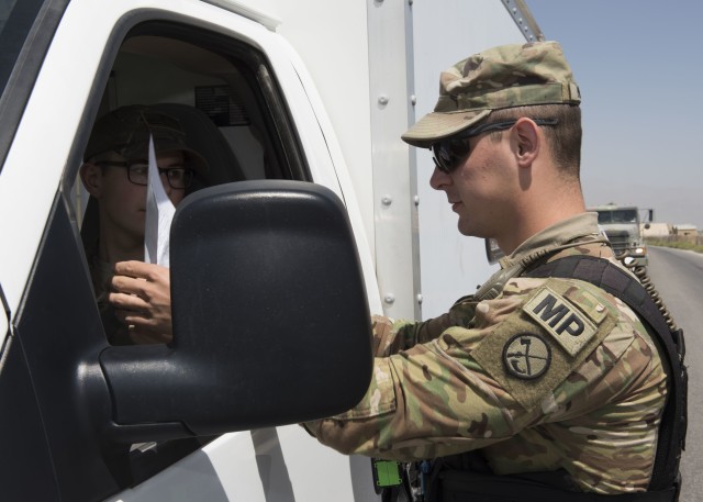 West Virginia Army National Guard maintaining law and order in Afghanistan