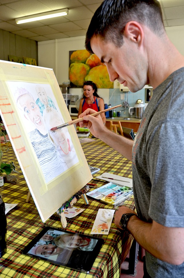 Students find instruction, inspiration in MWR art classes