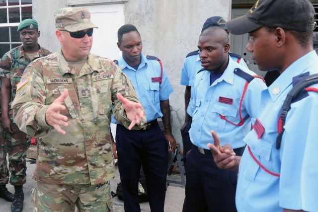 Florida National Guard land in Saint Kitts in support of the State Partnership Program