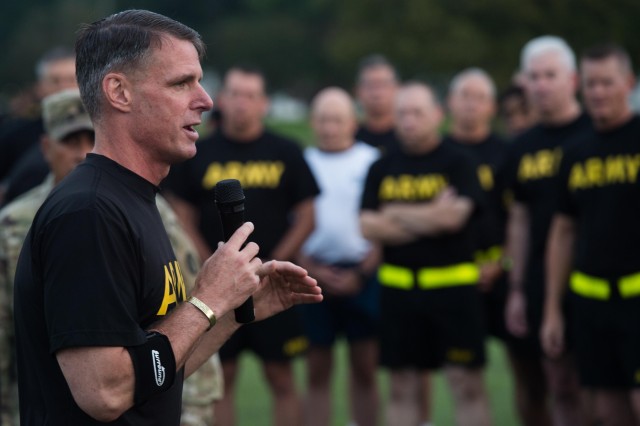 TRADOC senior leaders among first to take new Army Combat Fitness Test