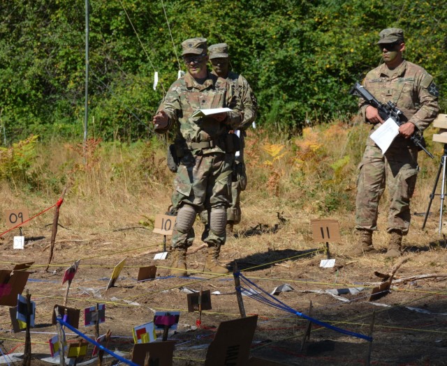 Soldiers from 4th Battalion, 23d Infantry and Charger Company, 1st Battalion, 5th Infantry Regiment conduct a combined arms rehearsal