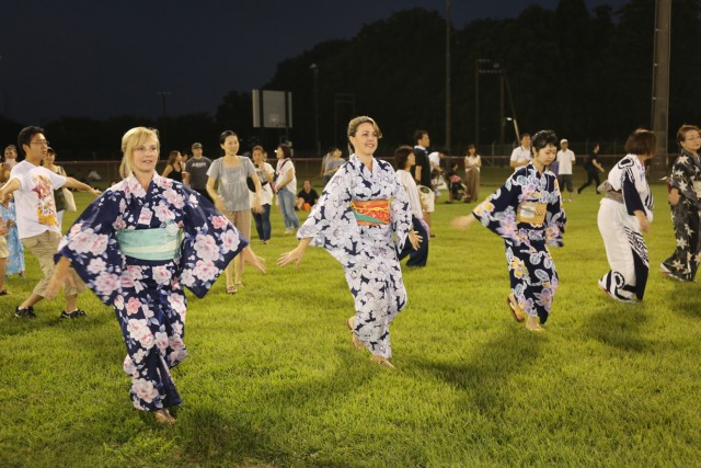 More than 20,000 visitors, community residents attend Camp Zama's historic Bon Odori Festival