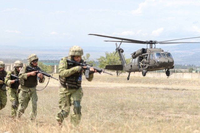 Georgia Guardsmen deliver in multinational exercise