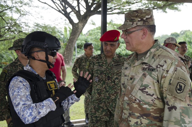 96th Troop Command takes the lead on Exercise Keris Strike 2018