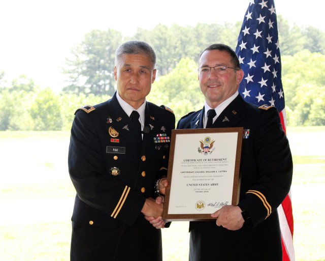 Lt. Col. Latzka retires after 33 years