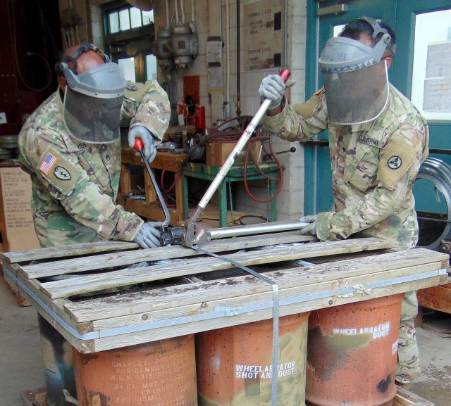8th Ordnance Platoon at Blue Grass Army Depot