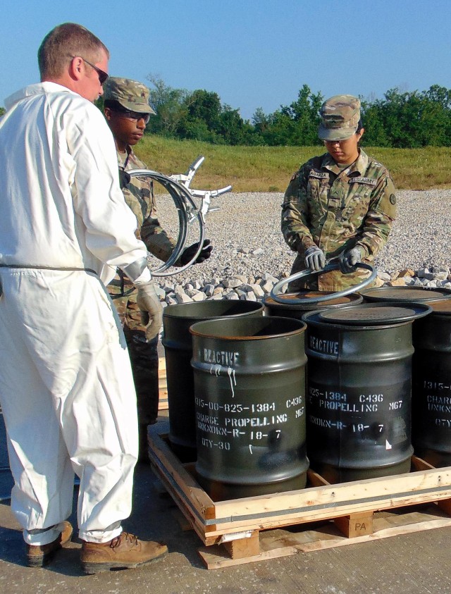 8th Ordnance Platoon at Blue Grass Army Depot