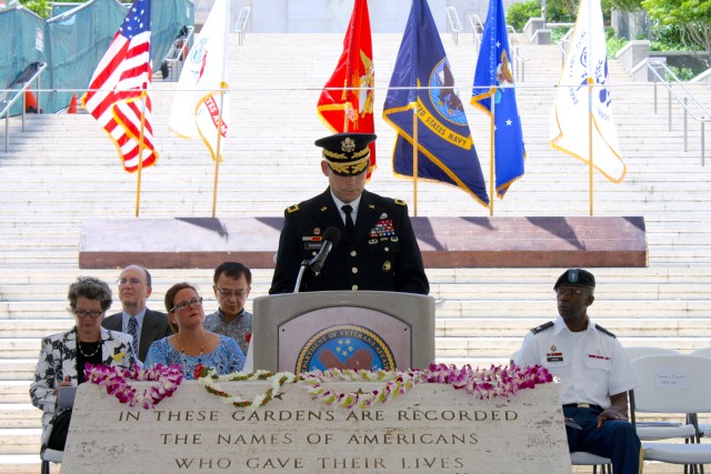 Brig. Gen Ticker honors POWs
