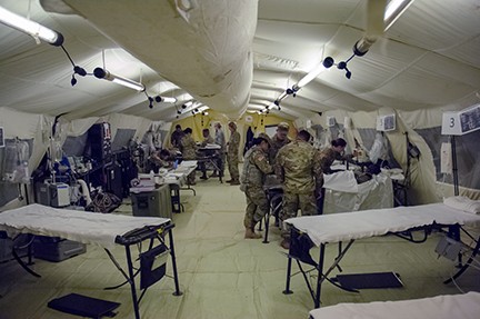 Army field hospitals and expeditionary hospitalization - U.S. Army