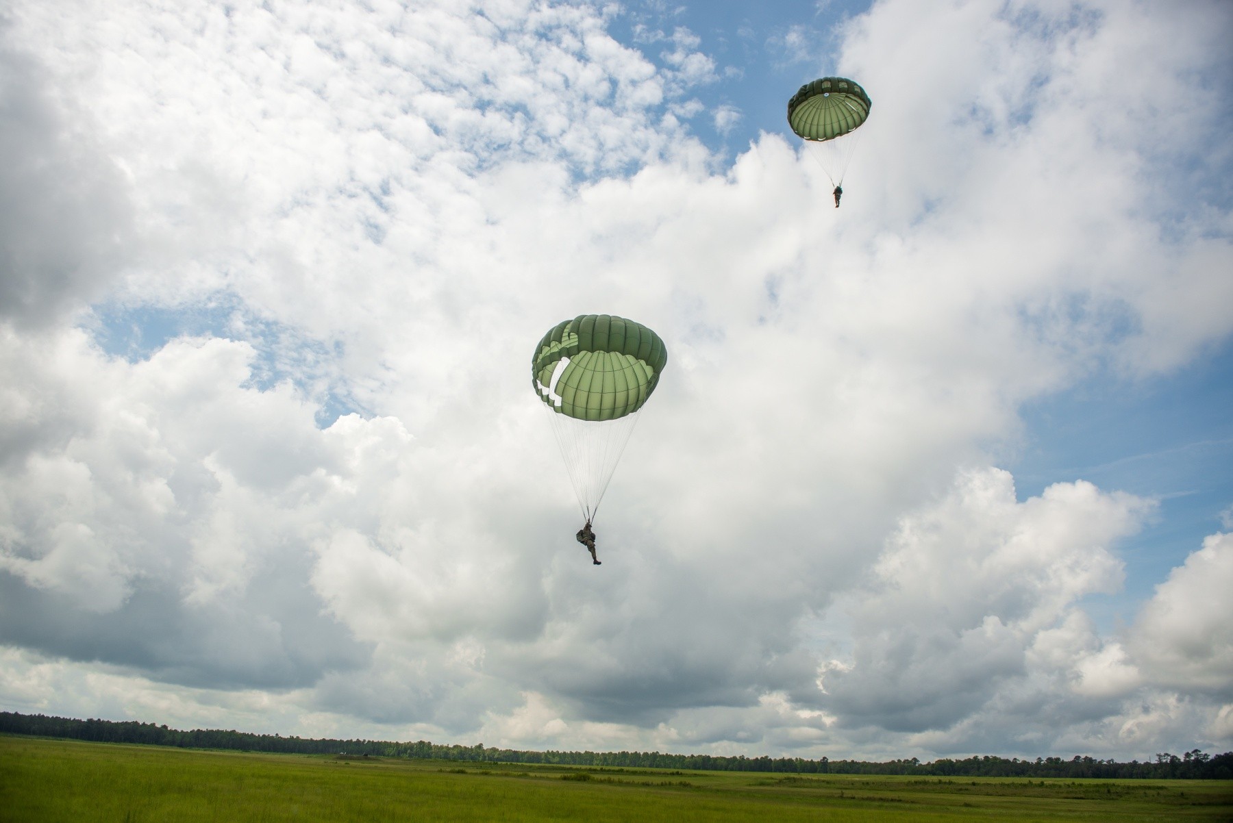 US Army Paratroopers With The 507th Parachute Infantry Regiment