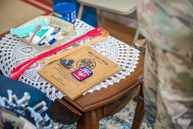 1-507th and Liberty Jump Team visit World War II Veteran