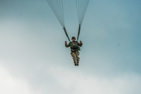 US Army Paratroopers With The 507th Parachute Infantry Regiment