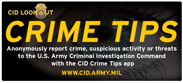 U.S. Army CID Crime Tips Logo