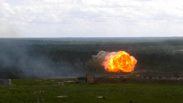 Clearing Obstacles in a Flash and with a Boom; Panther Brigade Engineers Fire First Live Mine-Clearing Line Charge on Fort Bragg in 20 Years