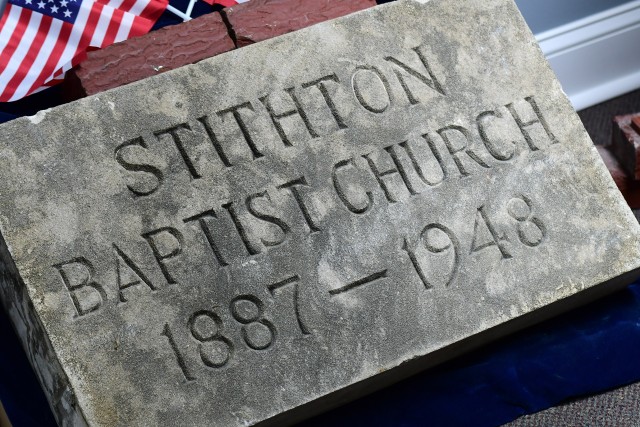 Unearthed Stithton stone adds mystery to church history