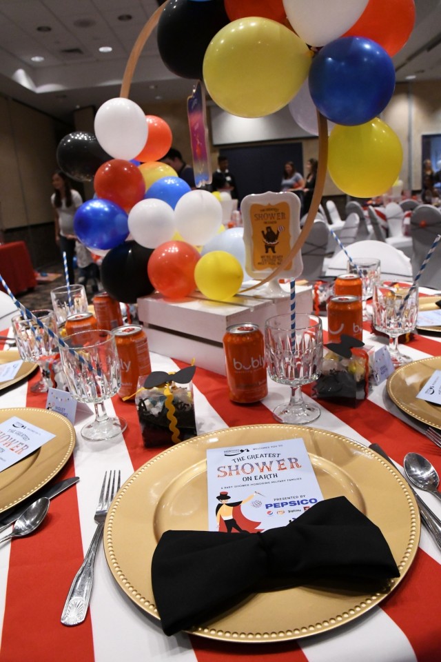 Fort Drum mothers-to-be showered with gifts at a party in their honor