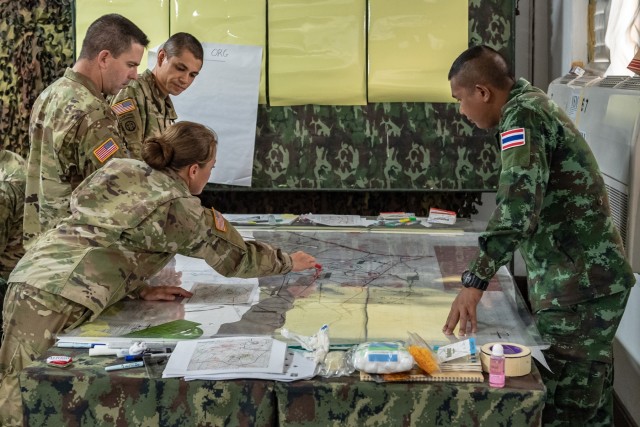 Idaho Army National Guard and Royal Thai Army work together