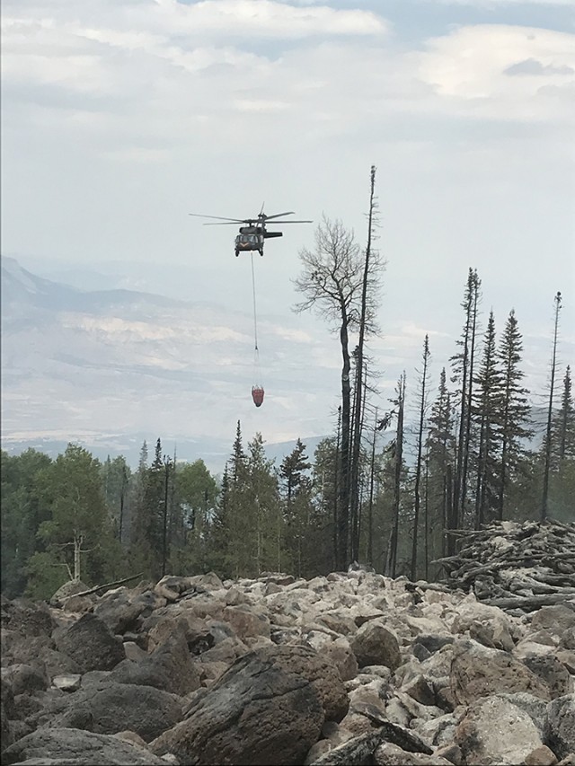 Colo. and Minn. National Guard troops assist in fire battles