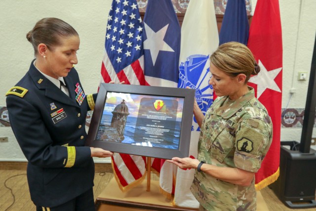 Two Army leaders together for Women's Equality Day 2018