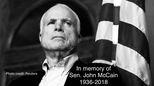 Senator John McCain passes