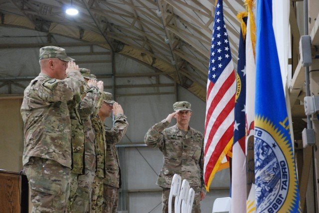 The 248th ASB transfers authority to 935th ASB