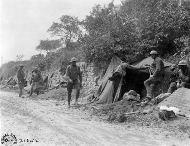 NY National Guard's 27th Division fought first battle at the end of August 1918