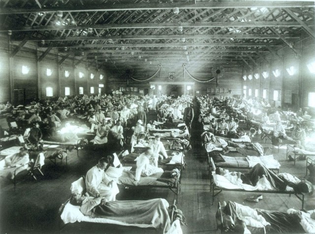 Worldwide flu outbreak killed 45,000 American Soldiers during World War I
