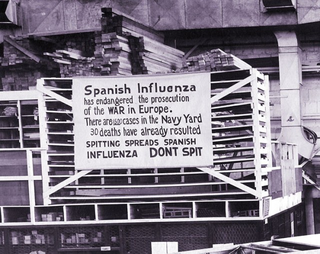 Worldwide flu outbreak killed 45,000 American Soldiers during World War I