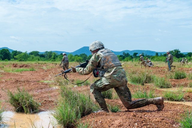 116th Cavalry Brigade Combat Team, Royal Thai Army conduct live-fire