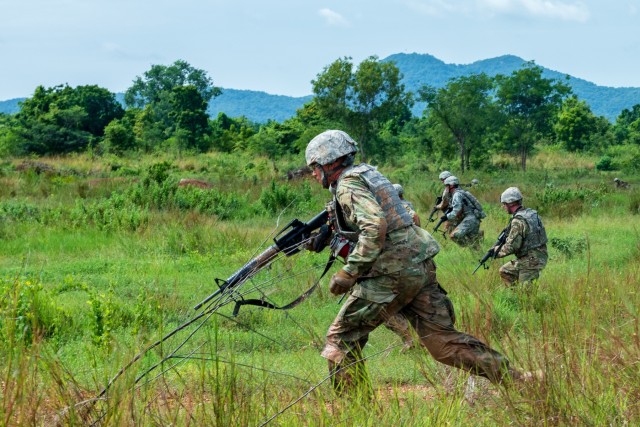 116th Cavalry Brigade Combat Team, Royal Thai Army conduct live-fire