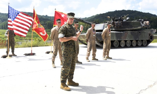 Local Marines host tank gunnery competition at Fort Knox range