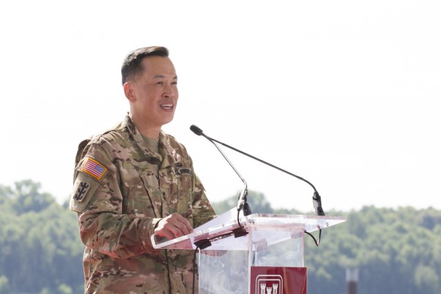 Corps cuts ribbon on Olmsted